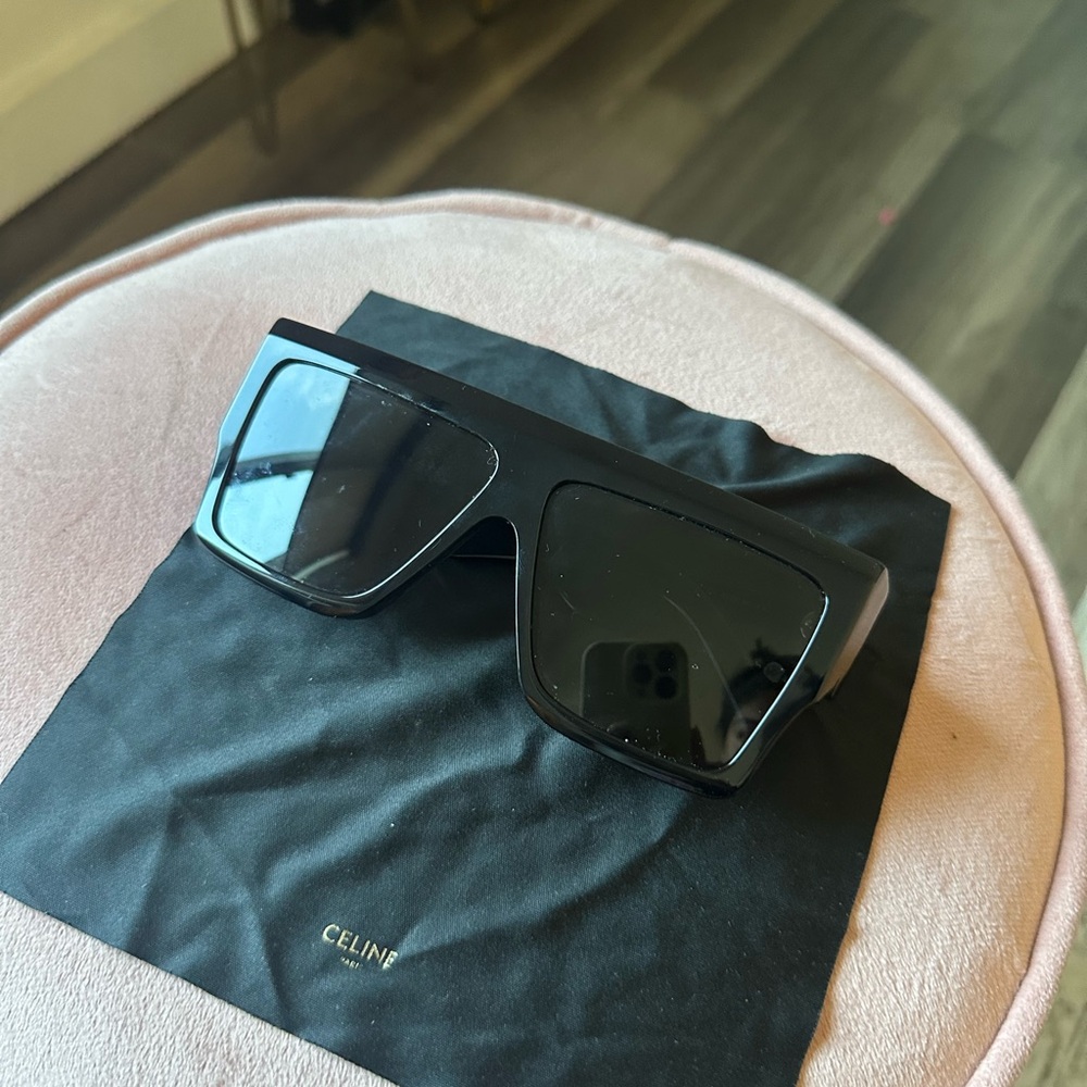 SOLD Celine Oversized Black Sunglasses